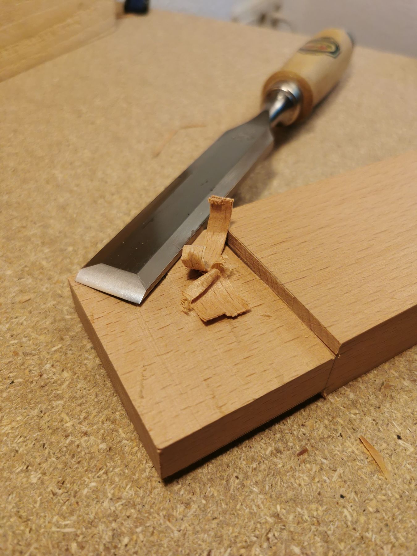 Stemmarbeit mit dem Stechbeitel