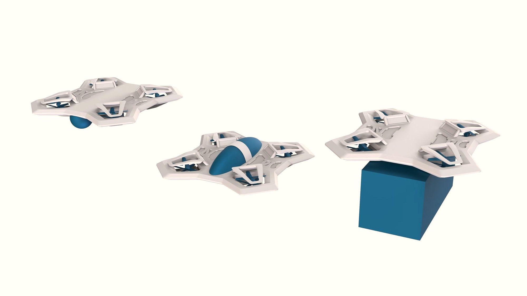 Die Drohnentypen im Rendering