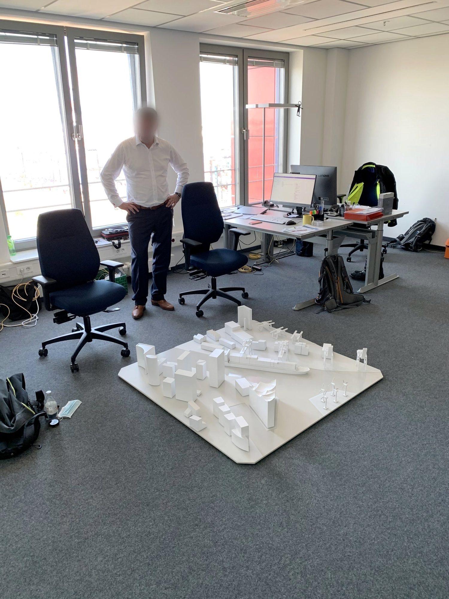 Das Stadtmodell im neuen Raum